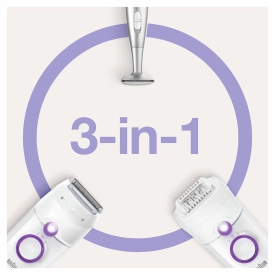 Эпилятор Braun Silk-epil 5 Series 5-825P White Purple