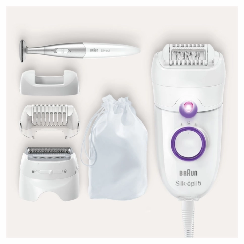 Эпилятор Braun Silk-epil 5 Series 5-825P White Purple 2