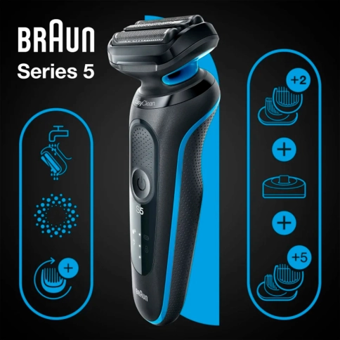 Электробритва Braun Series 5 51-B4650cs Blue 6