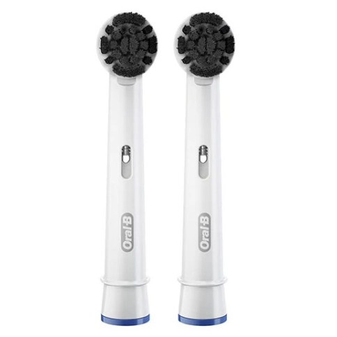 Насадка для зубных щеток Oral-B Pure Clean (2 шт) белая с древесным углем 1