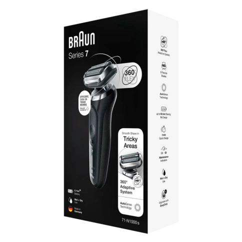 Электробритва Braun Series 7 71-N1000S Black/Noire Wet&Dry 7