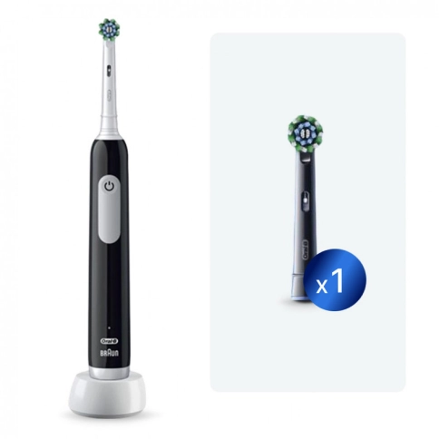 Электрическая зубная щетка Oral-B Pro 1 Черная D305.513.3 тип 3791+Насадка Cross Action 0