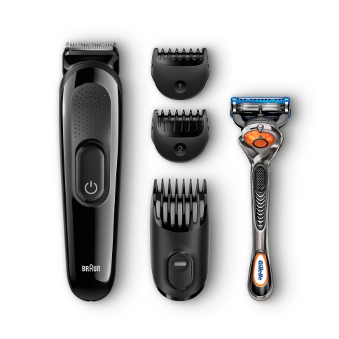 Триммер универсальный Braun SK3000, 4-в-1 + Бритва Gillette 0