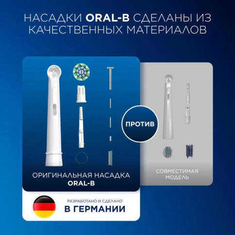 Насадка Oral-B CrossAction для эффективной чистки (10 шт) белая 12
