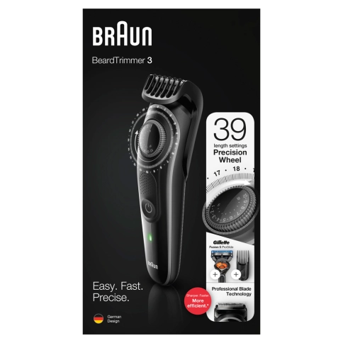 Триммер для бороды Braun BT3242 + Бритва Gillette 8