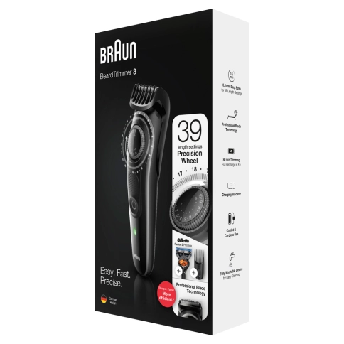 Триммер для бороды Braun BT3242 + Бритва Gillette 9