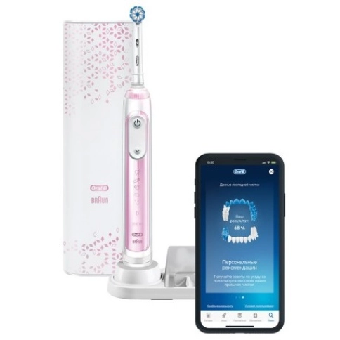 Электрическая зубная щетка Oral-B Genius X 20000N Pink D706.515.6X 0