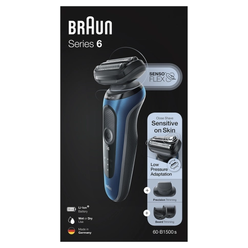 Электробритва Braun Series 6 60-B1500s Blue 2