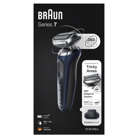 Электробритва Braun Series 7 70-B1200s Blue 5