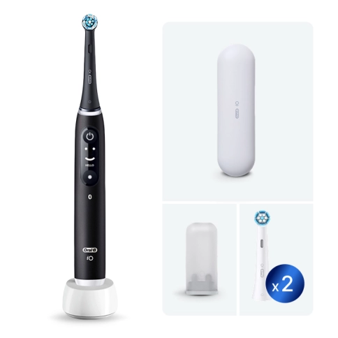 Электрическая зубная щетка Oral-B iO 6 + Насадка для бережной чистки Gentle Care (2шт) 0
