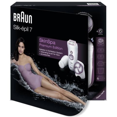 Эпилятор Braun Silk-epil 7 SkinSpa 7-979 + щеточка для лица 3 Эпилятор Braun Silk-epil 7 SkinSpa 7-979 + щеточка для лица 3