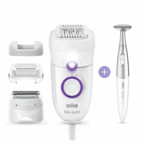 Эпилятор Braun Silk-epil 5 Series 5-825P White Purple 0