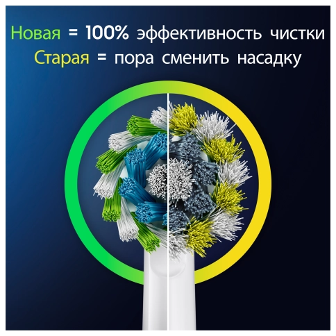 Электрическая зубная щетка Oral-B Pro Series 1 Duo черная, бирюзовая (2 шт) с насадкой Cross Action (1 шт) 10