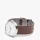 Часы Braun BN0021 White Brown 2