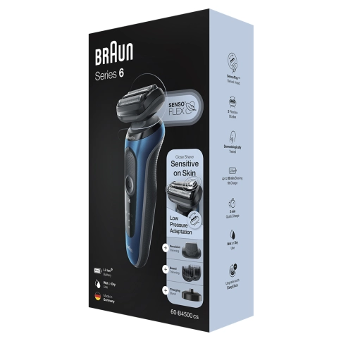 Электробритва Braun Series 6 60-B4500cs Blue 3