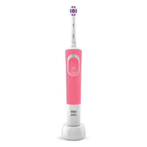 Электрическая зубная щетка Oral-B Vitality 3D White Pink 0