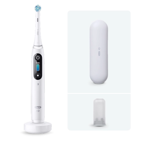 Электрическая зубная щетка Oral-B iO 8 White Alabaster 0