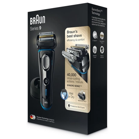 Электробритва Braun Series 9 9240s с зарядной станцией и тканевым футляром 6