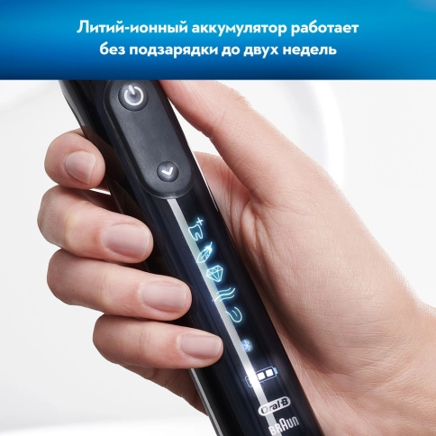 Электрическая зубная щетка Oral-B Genius X 20000N Black D706.515.6X 4