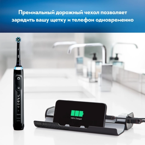 Электрическая зубная щетка Oral-B Genius X 20000N Black D706.515.6X 6