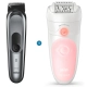 Набор: Триммер универсальный Braun MGK7221 10-в-1 + Бритва Gillette + Эпилятор Braun Silk-epil 5 SensoSmart 5-516