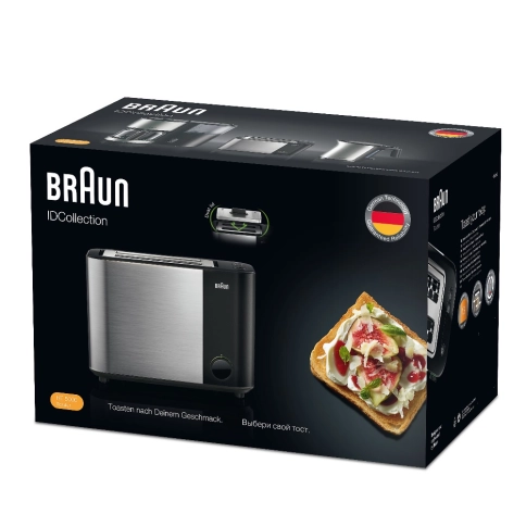 Тостер Braun ID Breakfast Collection HT5000 черный 6 Тостер Braun ID Breakfast Collection HT5000 черный 6