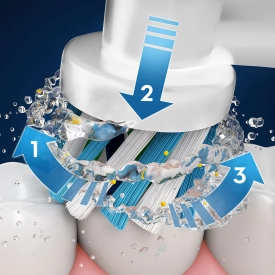 Электрическая зубная щетка Oral-B Vitality голубая CrossAction