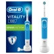 Электрическая зубная щетка Oral-B Vitality голубая CrossAction 1