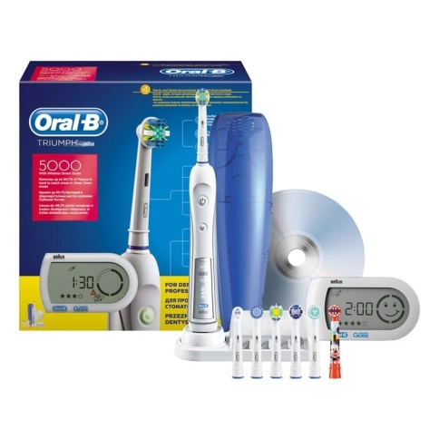 Электрическая зубная щетка Oral-B Triumph 5000 D34.575.5X + SMART GUIDE 8