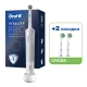 Электрическая зубная щетка Oral-B Vitality Pro D103.413.3 Cross Action Protect X Clean, белый + Насадки Oral-B CrossAction EB50RB-2, 2 шт