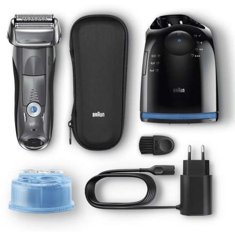 Электробритва Braun Series 7 7865cc со станцией Clean&Charge и тканевым футляром (уценка) 5