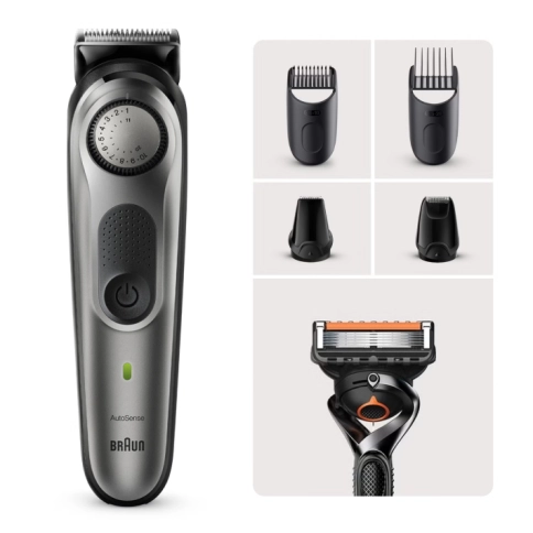 Триммер для бороды Braun BT7320 + Бритва Gillette 0