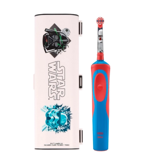 Детская электрическая зубная щетка Oral-B Stages Power D12.513 StarWars Kids + чехол 0