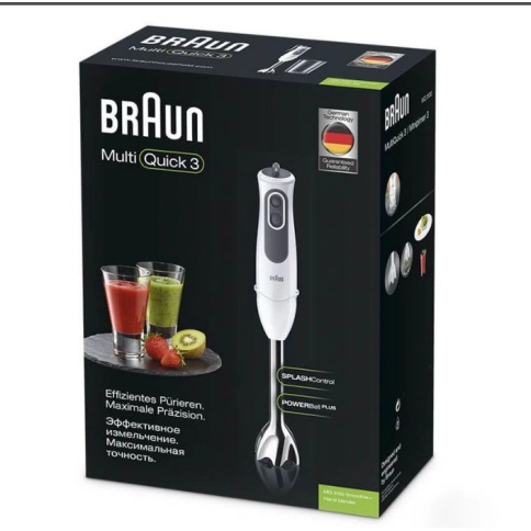 Погружной блендер Braun Multiquick 3 MQ3100 Smoothie + 1