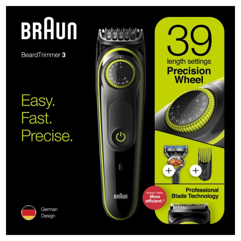 Триммер для бороды Braun BT3241 + Бритва Gillette 7