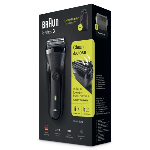 Электробритва Braun Series 3 301s Black 5