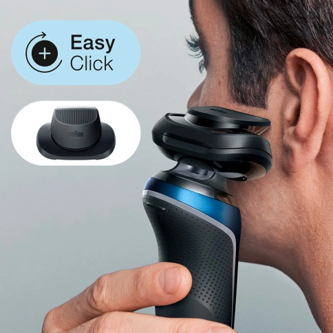 Электробритва Braun Series 6 60-B7200сс VS Blue со станцией SmartCare и футляром 4