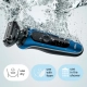Электробритва Braun Series 6 60-B7200сс VS Blue со станцией SmartCare и футляром 9