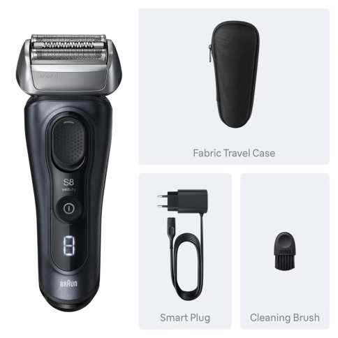 Набор: Электрическая бритва Braun Series 8 8603s Grey + Эпилятор Braun Silk-epil 9 SES 9-030 1 Набор: Электрическая бритва Braun Series 8 8603s Grey + Эпилятор Braun Silk-epil 9 SES 9-030 1