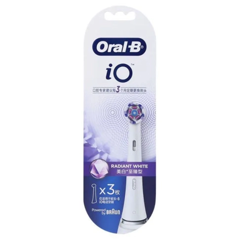 Насадка Oral-B iO Radiant White для отбеливающей чистки (3 шт) белая 10