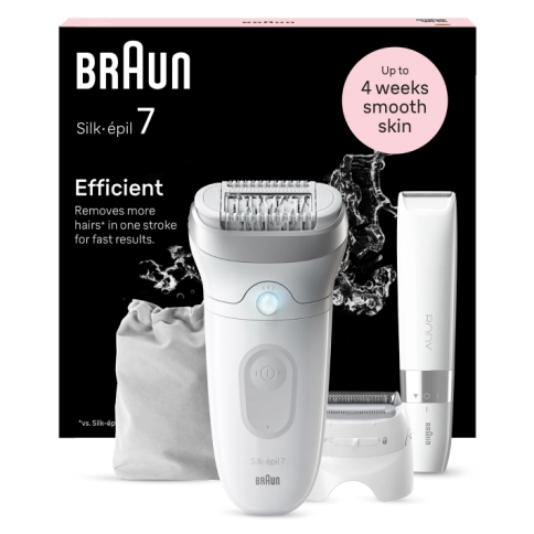 Эпилятор Braun S7 SE 7-441 Silver + Триммер BS1000 5