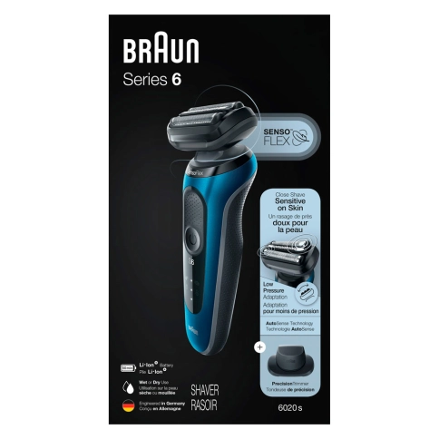 Электробритва Braun Series 6 61-B1200s Blue 13