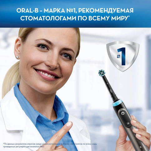 Электрическая зубная щетка Oral-B Genius X 20000N Special Edition Черная 6