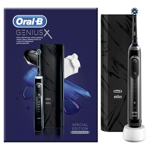 Электрическая зубная щетка Oral-B Genius X 20000N Special Edition Черная 14