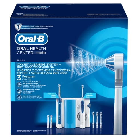 Зубной центр Oral-B ProfessionalCare OC501.535.2 OxyJet + PRO2000 6