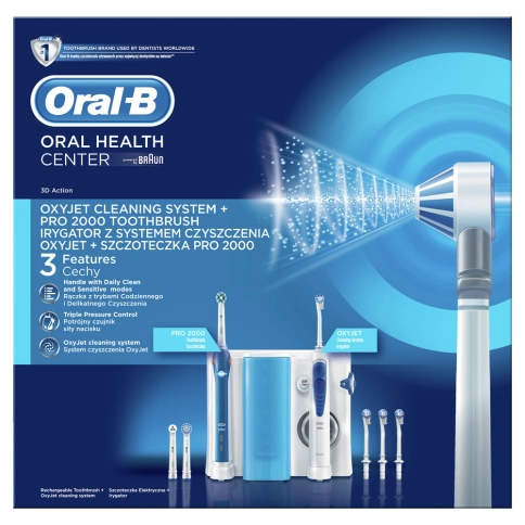 Зубной центр Oral-B ProfessionalCare OC501.535.2 OxyJet + PRO2000 5