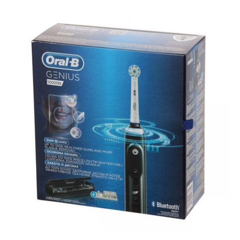 Электрическая зубная щетка Oral-B Genius 10000N Black D 701.545.6XC 13