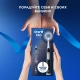 Электрическая зубная щётка Oral-B Pro 1 Черная, с дополнительными сменными насадками Cross Action Black (2 шт) 4