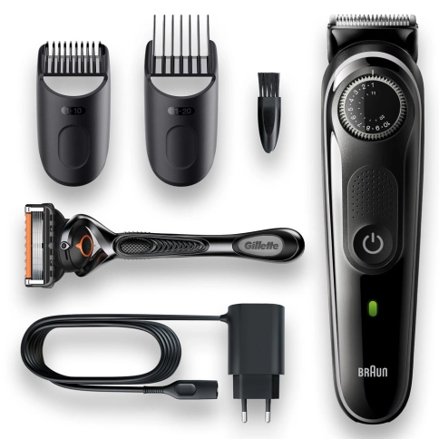 Триммер для бороды Braun BT5342 + Бритва Gillette 3