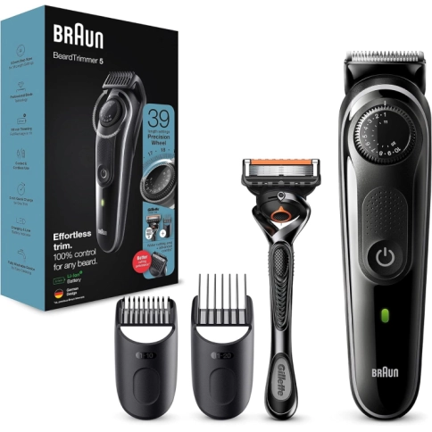 Триммер для бороды Braun BT5342 + Бритва Gillette 4